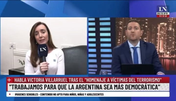 Victoria Villarruel, sobre Estela de Carlotto