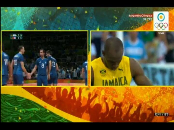 Argentina le ganó a Cuba en voleibol