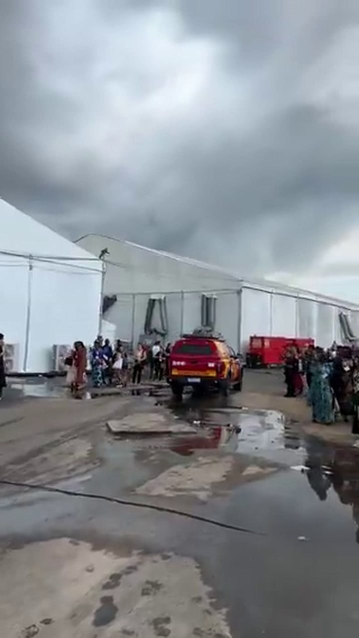 Incendio en la sede del COP30