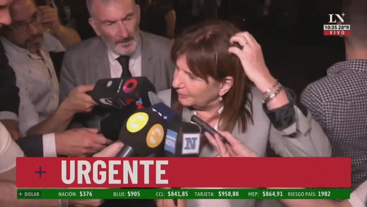 A 9 días de la asuncion: Milei confirmó a Patricia Bullrich como ministra de Seguridad