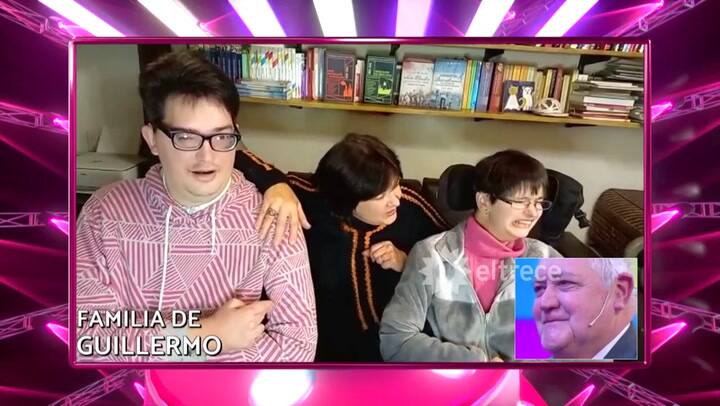 El saludo de la familia de Guillermo en Los 8 escalones (eltrece)