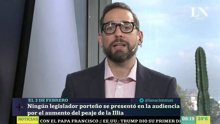 Ningún legislador porteño se presentó a la audiencia por el aumento del peaje a Illia