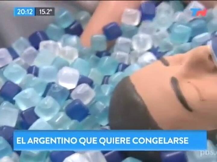 El argentino que quiere congelarse