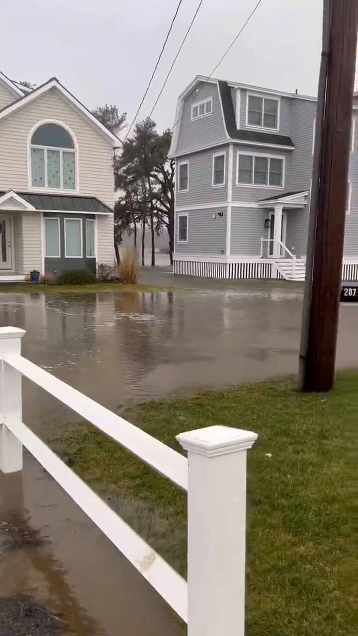 La bomba ciclónica en Estados Unidos provoca inundaciones en Maine