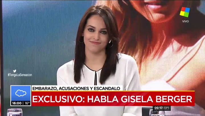 El escandaloso embarazo de Gisela Berger