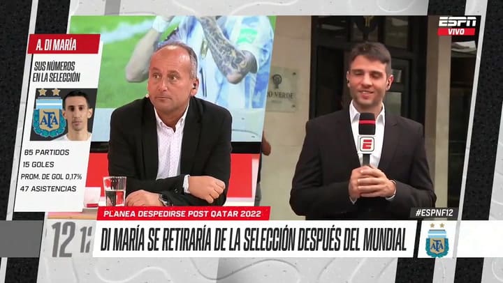 El cruce entre dos columnistas de ESPN por la localía de la selección argentina