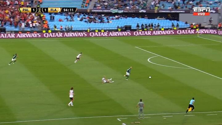 El error de Andreas Pereira con Flamengo en la final de la Copa Libertadores 2021