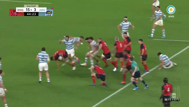 Cuarto Try Inglaterra-Pumas
