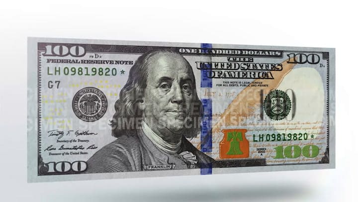 ¿Cómo identificar un dólar falso?