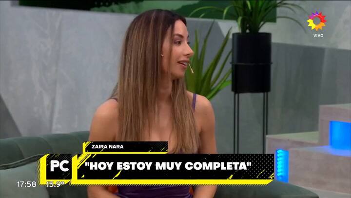 Zaira Nara habló sobre su situación sentimental en el programa Poco corectos