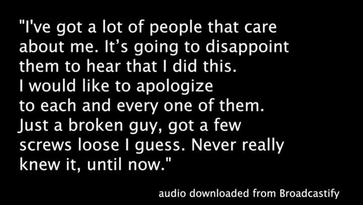 El audio entre el mecánico suicida y la torre de control - Fuente: Youtube