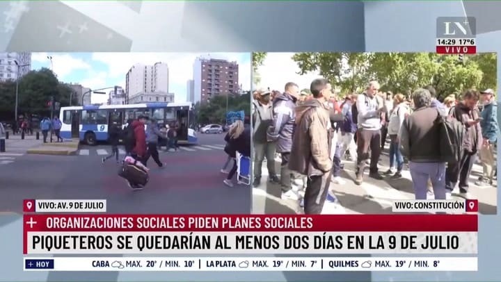 Amenaza de acampe por dos días en las oficinas de Desarrollo Social