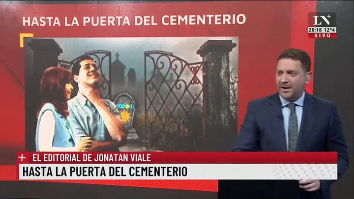Hasta la puerta del cementerio. El editorial de Jonatan Viale.