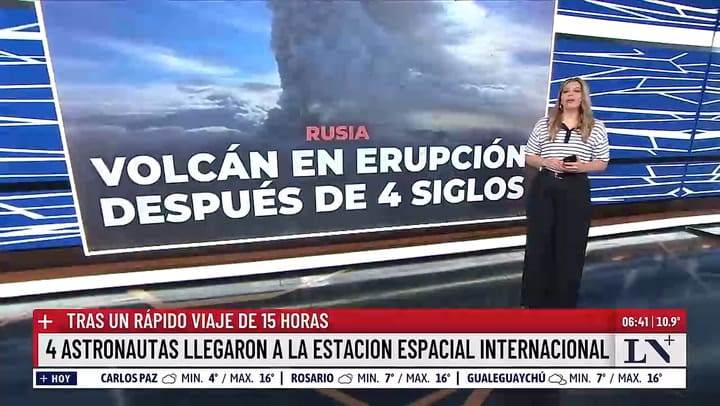 Las impactantes imagenes del volcan Krasheninnikov II