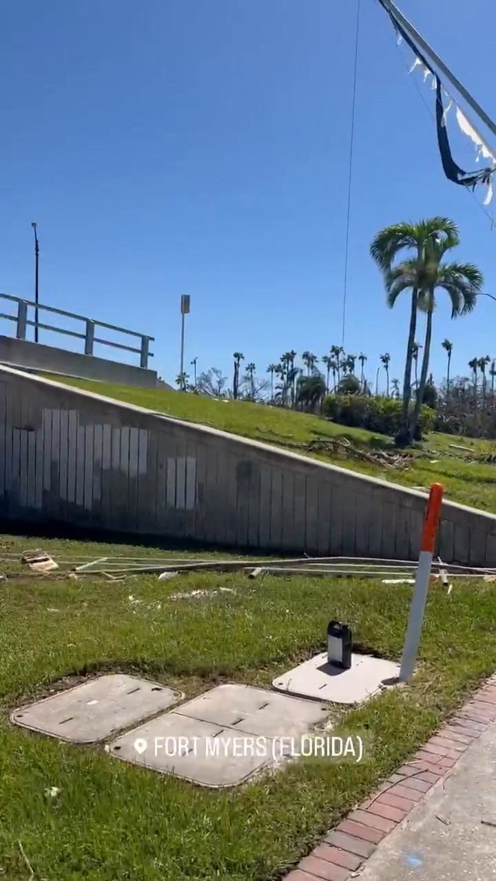 Periodista reporta cómo quedó Fort Myers tras el paso del huracán Ian