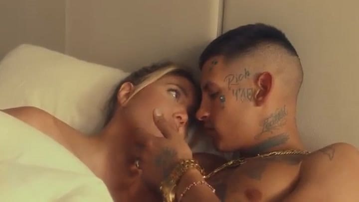 "El último romántico", la canción que L-Gante le dedicó a Wanda Nara