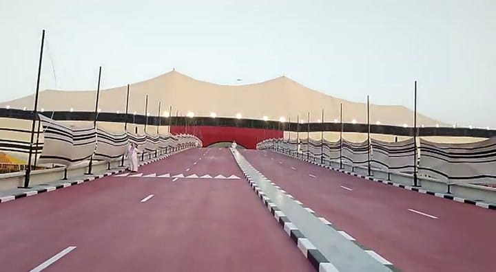 Cae el sol en Doha a horas de que comience la ceremonia inaugural