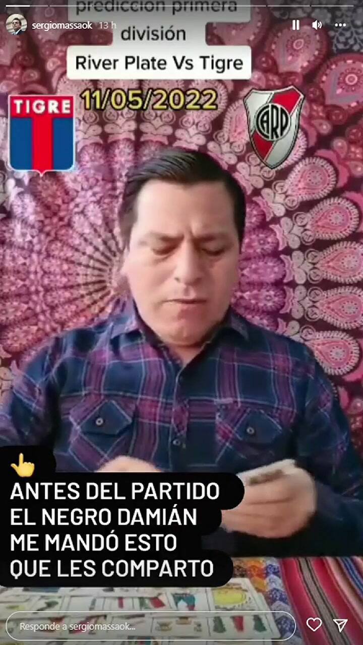 Un vidente predijo la derrota de River Plate y Sergio Massa ahora quiere encontrarlo