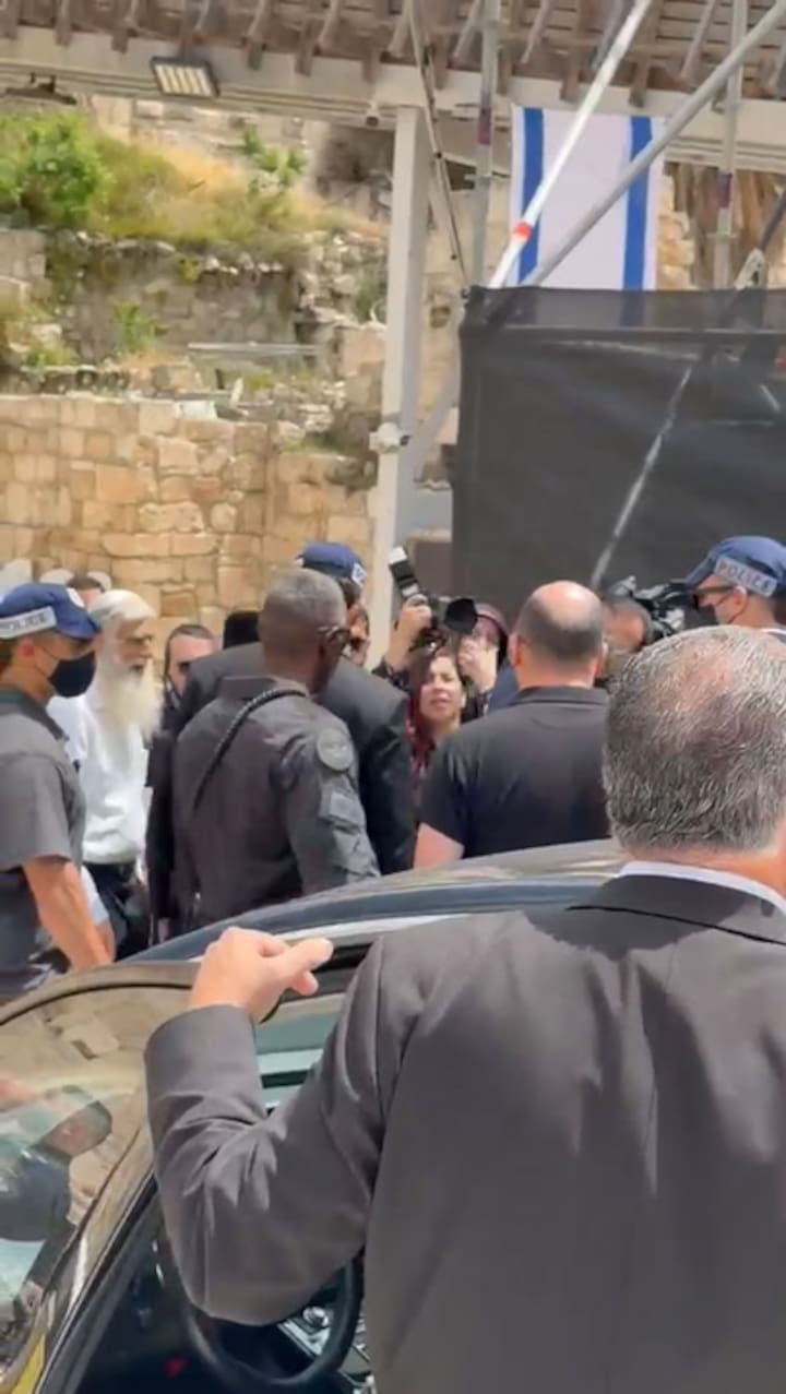 Milei en el Muro de los Lamentos