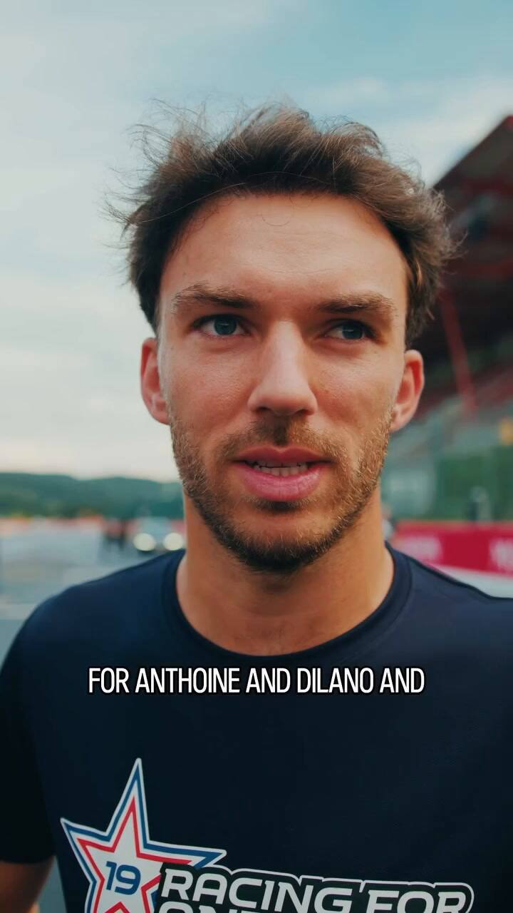 Alpine compartió en sus redes el homenaje