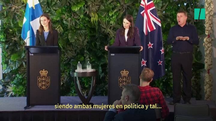 Marin y Jacinda Ardern respondieron ante la pregunta sobre su edad.