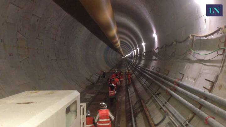 Recorrido por las obras del soterramiento del Sarmiento