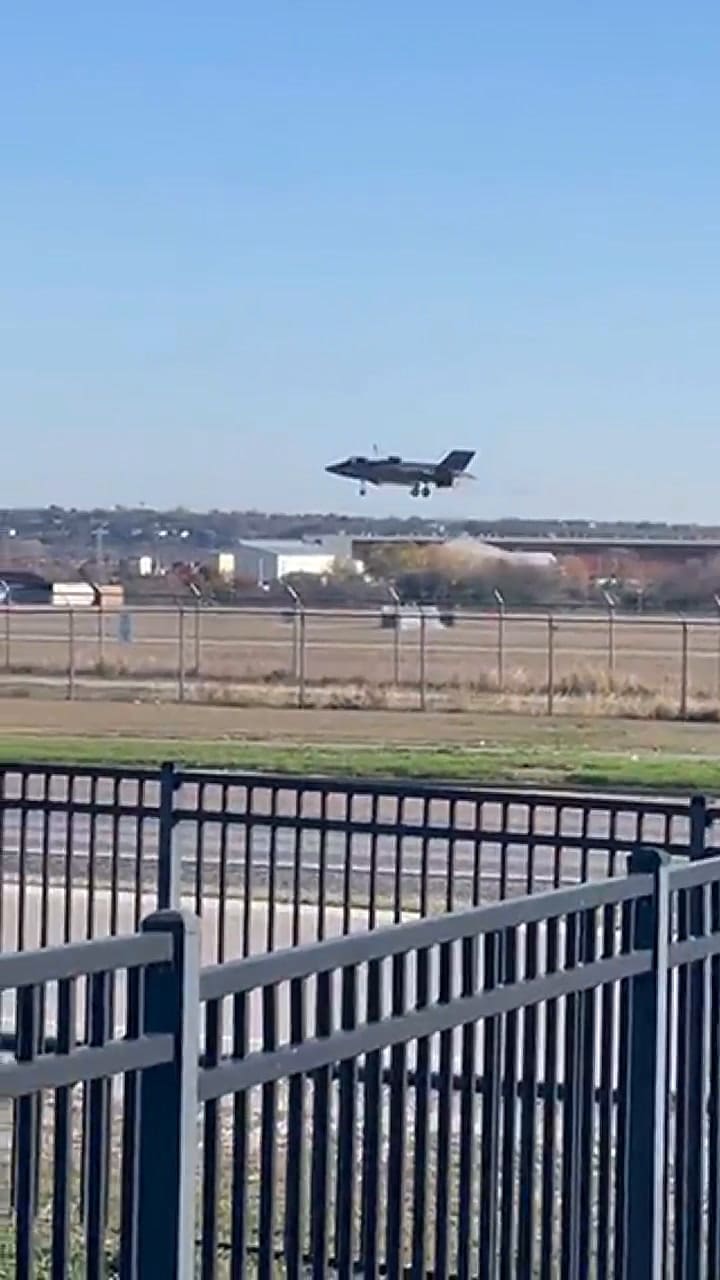 Así fue como un piloto se eyectó del avión F-35B