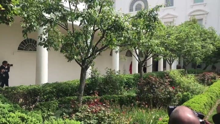 Macri y Trump camino al Salón Oval