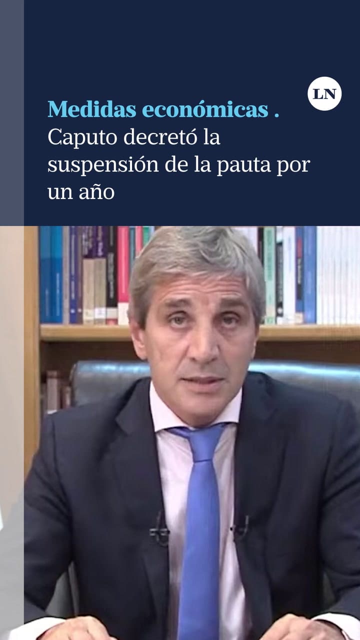 El ministro de economía dio por suspendida la pauta oficial por un año