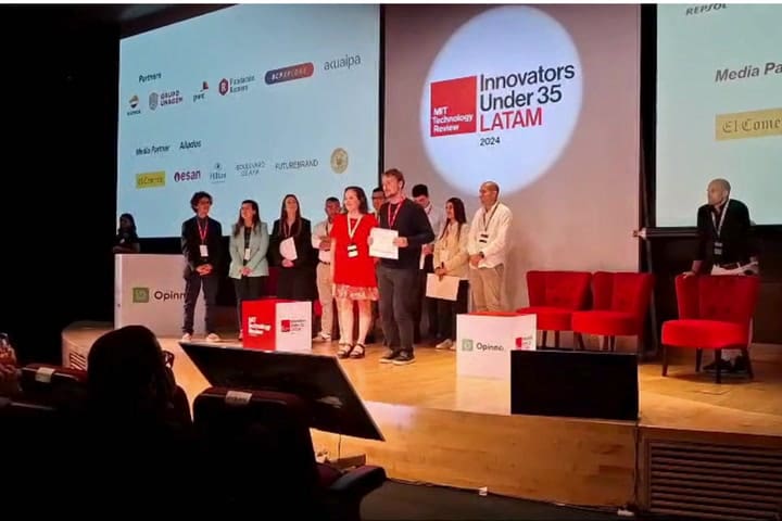 Franco Kraiselurd recibe el premio Pionero del año de la MIT Technology Review