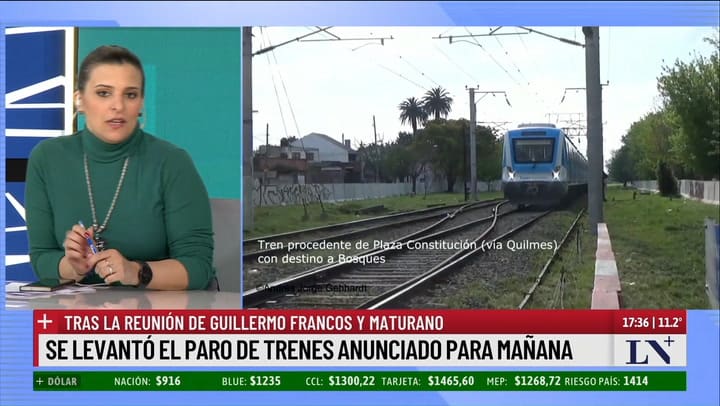 Se levanto el paro de trenes del 4 de junio
