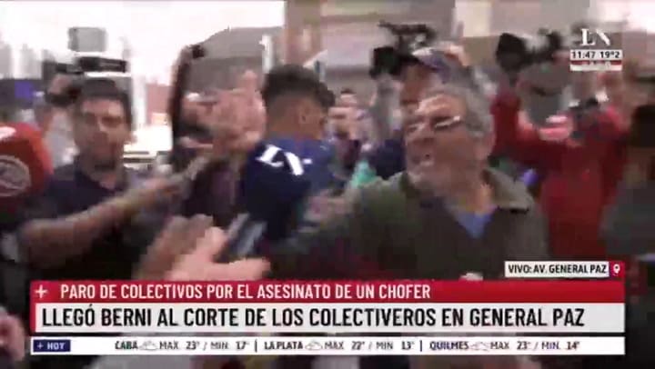 La agresión al ministro de Seguridad bonaerense Sergio Berni