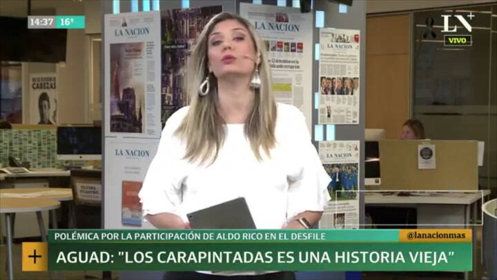 Oscar Aguad aclaró sus dichos en una breve entrevista con La Nación.