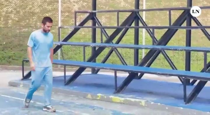 Las primeras imágenes del gendarme detenido en Venezuela