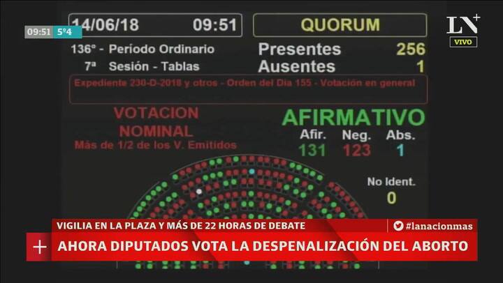 Aborto: Diputados dio media sanción a la despenalización del aborto