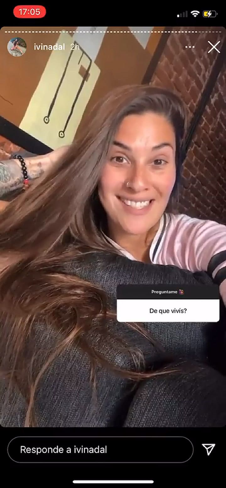 Ivana Nadal brindó una curiosa respuesta cuando le preguntaron de qué vive