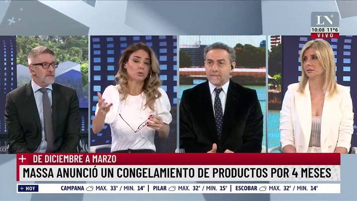 Congelamiento de productos: la dura sentencia de Débora Plager tras el anuncio de Sergio Massa