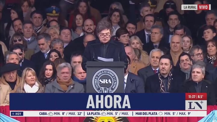 Javier Milei: "Eligieron a un economista para arreglar el quilombo"