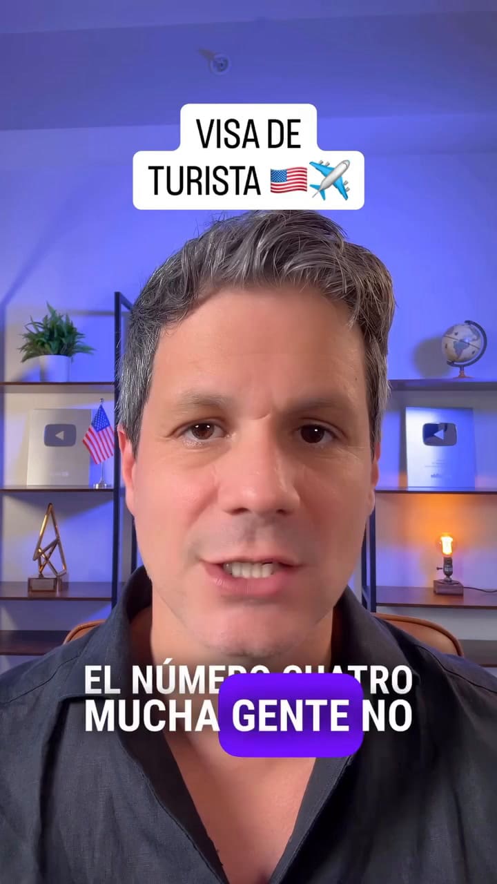 El abogado en inmigración explicó los cuatro errores que pueden hacer que le quiten la visa a un turista (Instagram: @inmigraciontv)