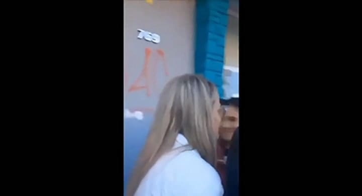 Milei fue increpado por militantes 'traicionados' en Tigre