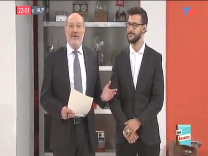 Así arrancaba el último programa de Los Leuco