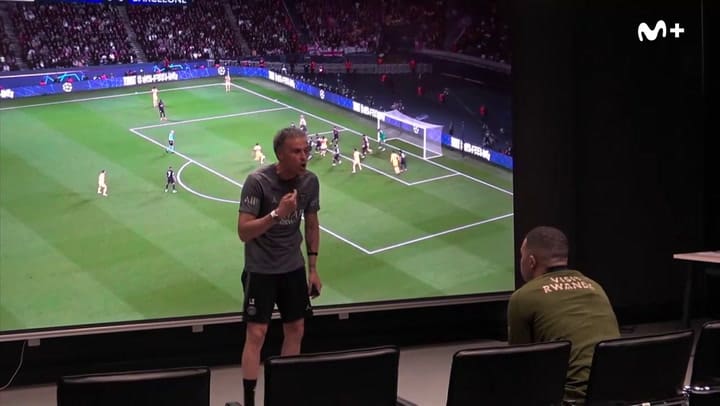 La charla motivacional de Luis Enrique