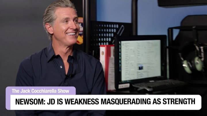 Gavin Newsom apunta contra JD Vance y sus políticas