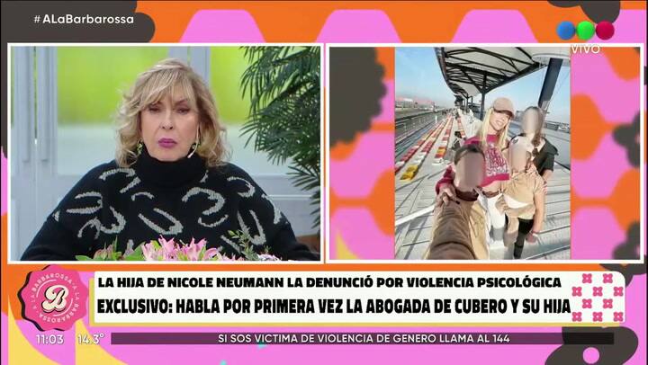 La abogada de Fabián Cubero detalló las agresiones que habría sufrido Indiana por parte de Nicole Neumann