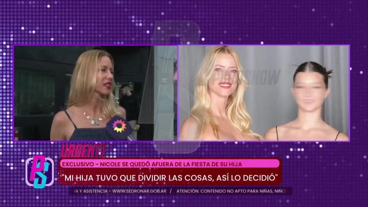 Nicole Neumann confirmó que no asistirá a la fiesta de 15 de su hija Allegra