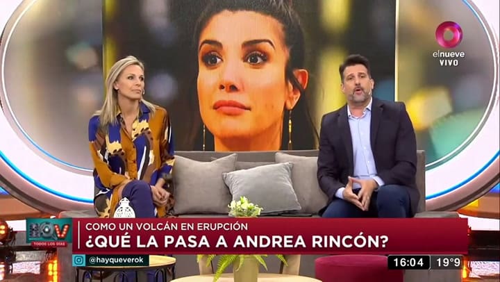 José María Listorti contó que Andrea Rincón “se fue a los gritos” del programa - Fuente: elnueve