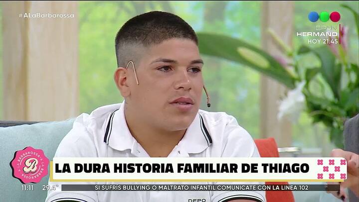 Thiago contó de qué le gustaría trabajar