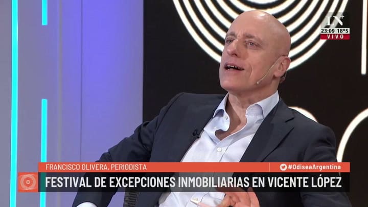 Festival de excepciones inmobiliarias en Vicente López. La columna de Francisco Olivera.