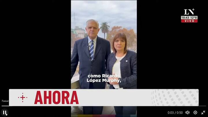 López Murphy se suma al equipo nacional de Bullrich