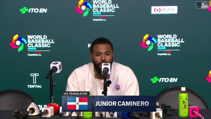 La conmovedora historia del dominicano Junior Caminero con Manny Machado: de ídolo a compañero en el Clásico Mundial